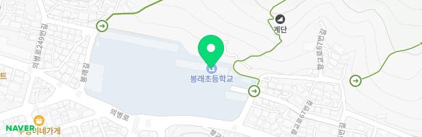 봉래초등학교 어린이놀이시설 지도 이미지