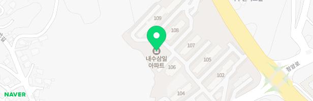 삼일아파트 104동 뒤 놀이터 지도 이미지