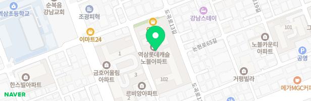 롯데캐슬노블 지도 이미지