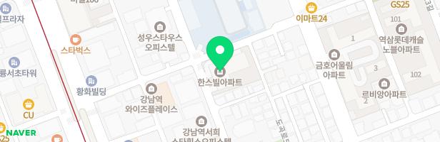 역삼한스빌아파트 지도 이미지