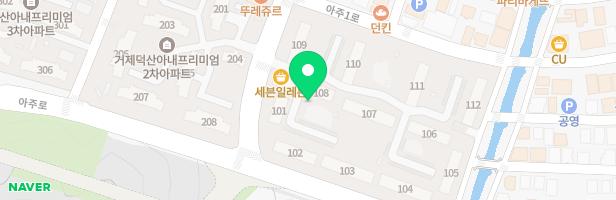 덕산아내프리미엄1차 108동 피로티 지도 이미지