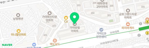 가야유림아파트 어린이 놀이터 지도 이미지