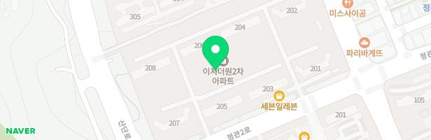 이지더원2차 202동 앞 놀이터 지도 이미지