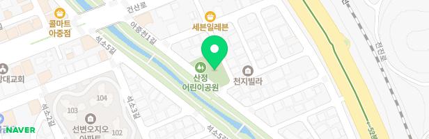산정공원 지도 이미지