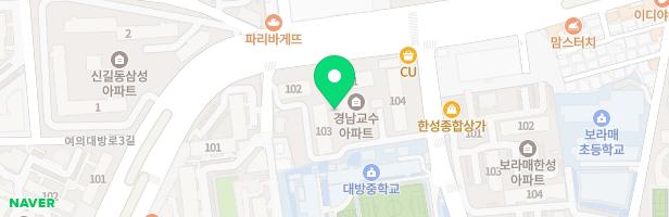 경남교수아파트 관리동 앞 어린이놀이터 지도 이미지