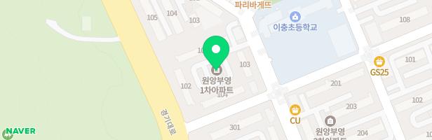이충부영1단지아파트 어린이놀이시설(102동 옆) 지도 이미지