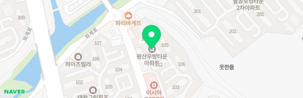 왕산우방타운 지도 이미지