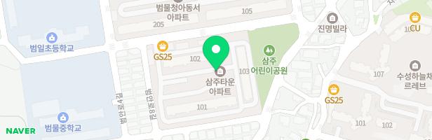 범물삼주타운 남편 놀이터 지도 이미지