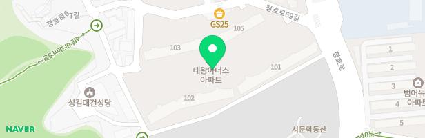 황금태왕아너스 어린이 놀이터2 지도 이미지