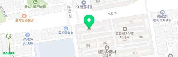 청아타운 201동옆 놀이터 지도 이미지