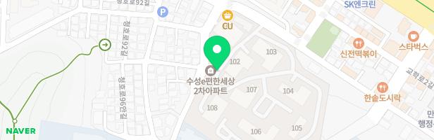 수성2차 e-편한세상 어린이 놀이터1(103동) 지도 이미지