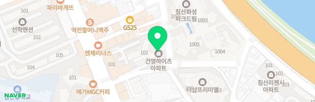 침산건영하이츠 놀이터 지도 이미지