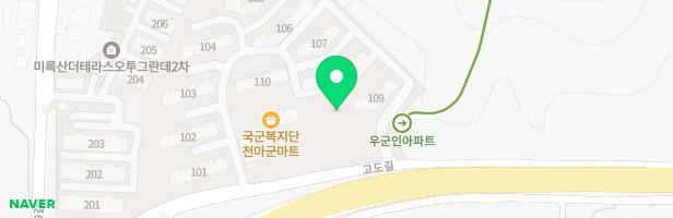 천마아파트 선화놀이터 지도 이미지