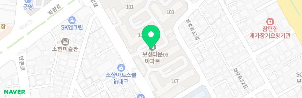 만촌보성타운 101동 뒤편 어린이놀이터 지도 이미지