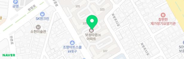 만촌보성타운 107동 앞편 어린이놀이터 지도 이미지