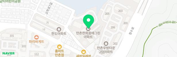만촌 한화꿈에그린 어린이놀이터 지도 이미지