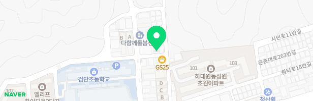 초원아이랜드어린이집 놀이터 지도 이미지