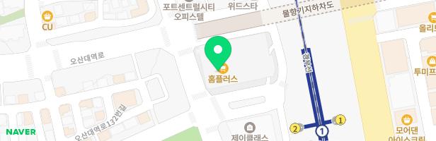 챔피언 오산홈플러스점 지도 이미지