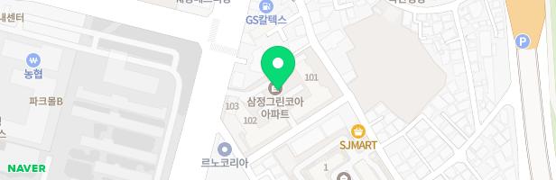 침산삼정그린코아 중앙 놀이시설 지도 이미지