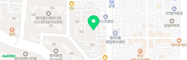 범어태왕아너스 103동 놀이터 지도 이미지