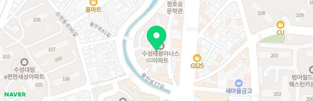 수성태왕아너스아파트 어린이놀이터 지도 이미지