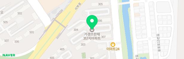 가경뜨란채3단지 관리동앞 놀이터 지도 이미지