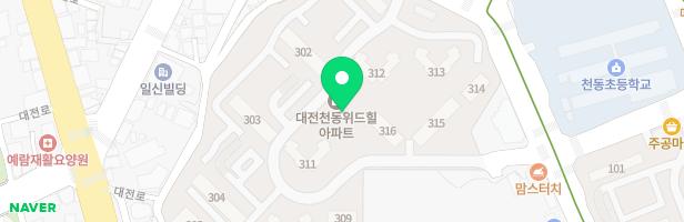 위드힐아파트 303동앞 어린이놀이터3 지도 이미지