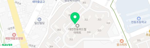 위드힐아파트 312동앞 유아놀이터 지도 이미지