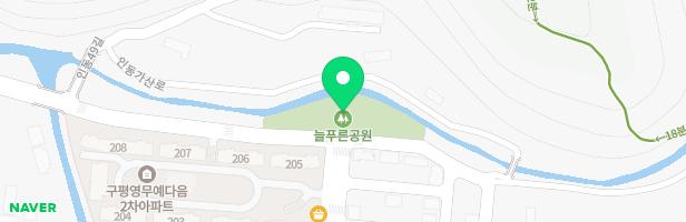 늘푸른공원(구평) 놀이터 지도 이미지