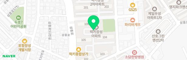 럭키장성아파트 놀이터(101동 앞) 지도 이미지