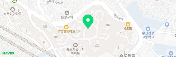 풀리페아파트 어린이놀이시설(103동 뒤) 지도 이미지