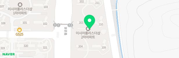 대구이시아폴리스더샵2차 202동앞 어린이 놀이터 지도 이미지