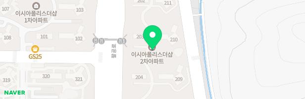 대구이시아폴리스더샵2차 204동앞 어린이 놀이터 지도 이미지