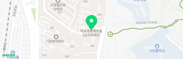경동메르빌2단지 유아놀이터 지도 이미지