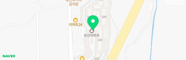 유안아파트 103동 뒤 지도 이미지