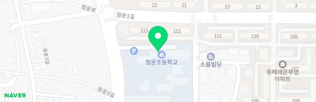 청운초등학교 놀이시설 지도 이미지