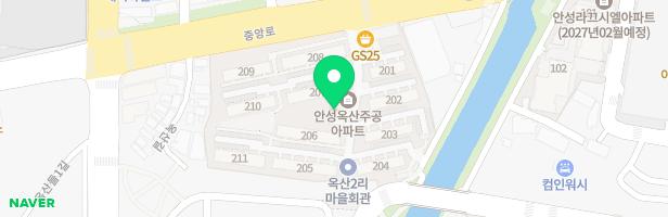 옥산주공아파트 211동 앞 지도 이미지