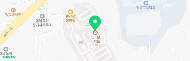 일죽IC타운아파트 104동 앞 지도 이미지