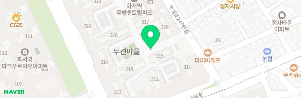 화서역 우방 센트럴파크 관리동놀이터 지도 이미지