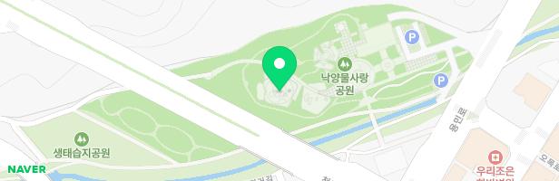 낙양물사랑공원 물놀이시설 지도 이미지