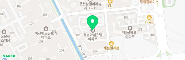 경남아너스빌아파트 B동 놀이터 지도 이미지