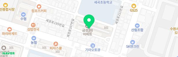 금성아파트(3동옆) 지도 이미지