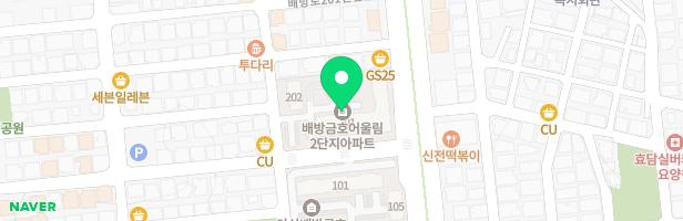 금호어울림아파트 2단지 지도 이미지