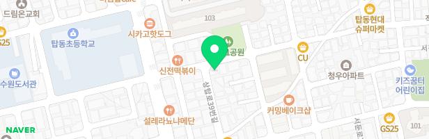 백조어린이집 지도 이미지