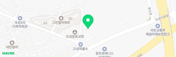 오성어린이집 실외놀이터 지도 이미지
