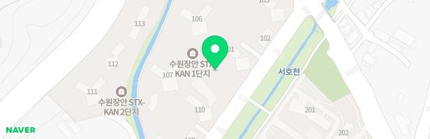 수원장안 STX칸아파트 1블럭 놀이터1 지도 이미지