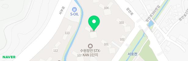 수원장안 STX칸아파트 1블럭 놀이터2 지도 이미지