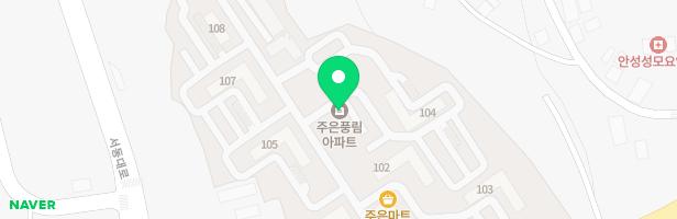 주은풍림아파트 110동 놀이터 지도 이미지