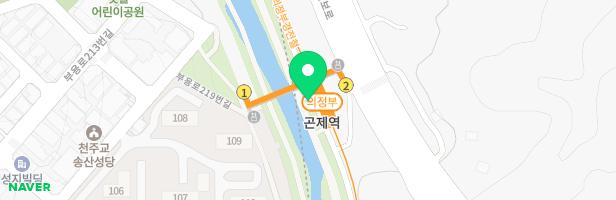 의정부 곤제역하부 놀이터 지도 이미지