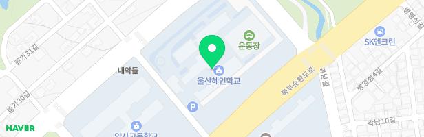 울산혜인학교 유원장 지도 이미지